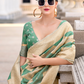 Cotton Linen Silk Saree with Subtle Texture - LaVante Fashion