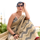 Cotton Linen Silk Saree with Subtle Texture - LaVante Fashion