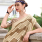 Cotton Linen Silk Saree with Subtle Texture - LaVante Fashion