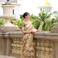 Cotton Linen Silk Saree with Subtle Texture - LaVante Fashion