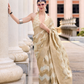 Cotton Linen Silk Saree with Subtle Texture - LaVante Fashion
