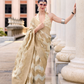 Cotton Linen Silk Saree with Subtle Texture - LaVante Fashion