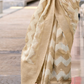 Cotton Linen Silk Saree with Subtle Texture - LaVante Fashion