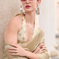 Cotton Linen Silk Saree with Subtle Texture - LaVante Fashion