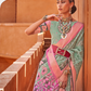 Graceful Patola Print Saree Set in Soft Cotton Silk Fabric