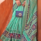Graceful Patola Print Saree Set in Soft Cotton Silk Fabric