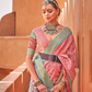 Graceful Patola Print Saree Set in Soft Cotton Silk Fabric