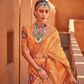 Graceful Patola Print Saree Set in Soft Cotton Silk Fabric