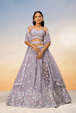LAVANTE_FASHION_Chiffon_Sequins_and_thread_embroidery_Semi-Stitched_Lehenga_choli_Dupatta_2 - LaVante Fashion