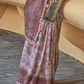 Printed Silk Blend Saree with Artistic Traditional Motifs