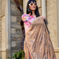 Digital Print Satin Crepe Saree with Soft Glossy Drape