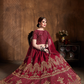 Elegant Dori, Badla & Sequins Embroidered Lehenga Set