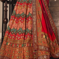 Reverie Banarasi Silk Lehenga with Exquisite Embroidery - LaVante Fashion