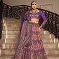 Reverie Banarasi Silk Lehenga with Exquisite Embroidery - LaVante Fashion