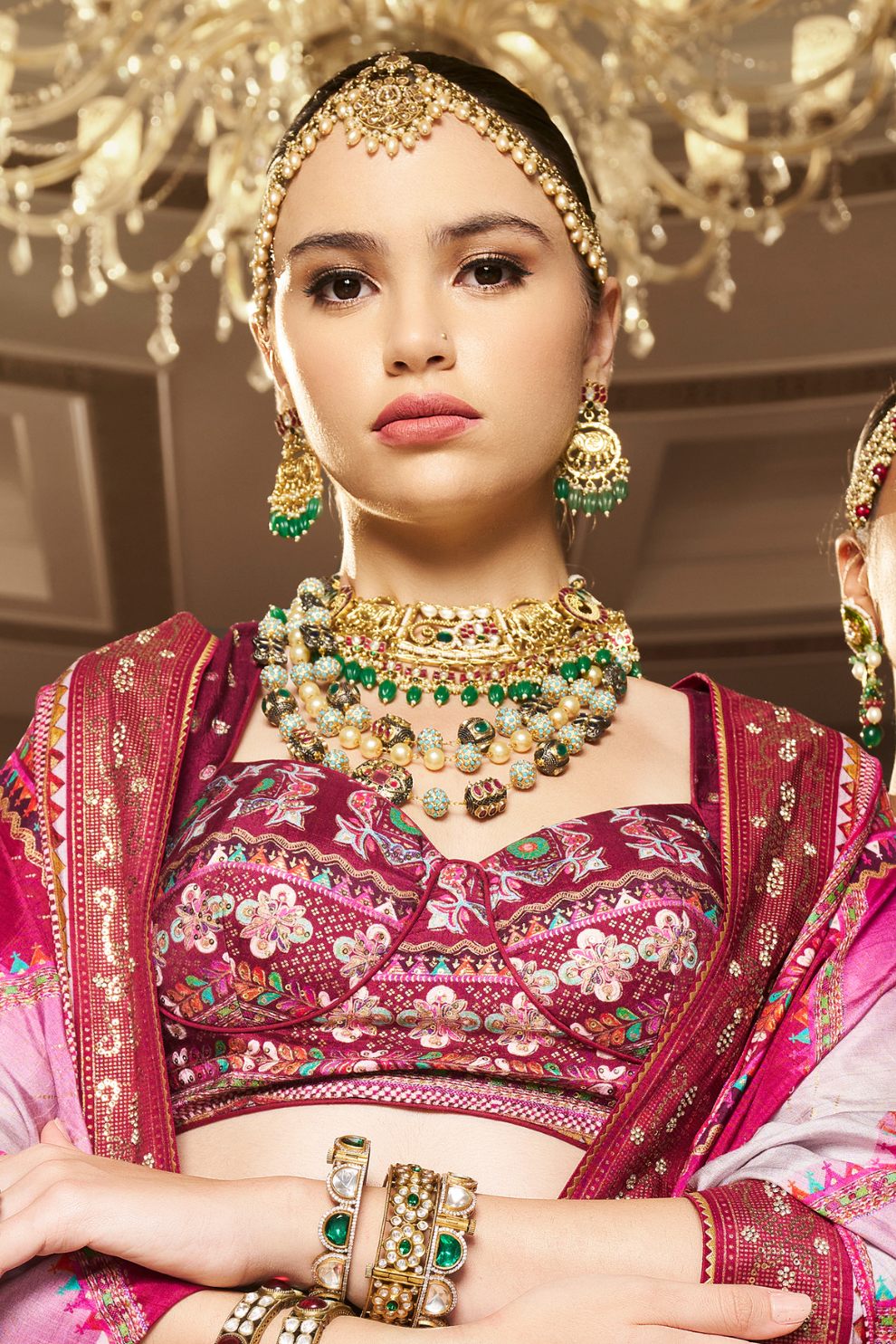 Reverie Banarasi Silk Lehenga with Exquisite Embroidery - LaVante Fashion