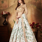 Breath-taking Floral Printed Organza Lehenga for Bridal Wear