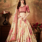 Breath-taking Floral Printed Organza Lehenga for Bridal Wear