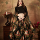 Breath-taking Floral Printed Organza Lehenga for Bridal Wear