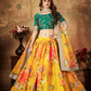 Breath-taking Floral Printed Organza Lehenga for Bridal Wear