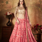 Breath-taking Floral Printed Organza Lehenga for Bridal Wear