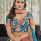 Digital Printed Lehenga with Dori, Sequins & Stone Embellishments