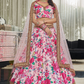 Digital Printed Lehenga with Dori, Sequins & Stone Embellishments