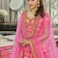 Digital Printed Lehenga with Dori, Sequins & Stone Embellishments