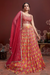 Chiffon Lehenga Choli with Embroidery and Sparkling Embellishments