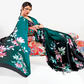 Casual Wear Satin Silk Saree with Smooth Finish