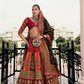 Lehenga Choli de seda de diseñador en color azul turquesa, lista para usar, con brillo y detalles de espejo