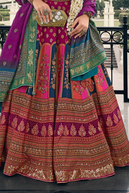 LAVANTE_FASHION_EBROIDERED_BANARASI_SILK_LEHENGA_42 - LaVante Fashion