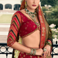 Lehenga Choli de seda de diseñador en color azul turquesa, lista para usar, con brillo y detalles de espejo