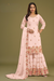 Traditional Georgette Sharara Suit With Stylish Flair
