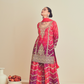 Lehenga Choli de seda de diseñador en color azul turquesa, lista para usar, con brillo y detalles de espejo
