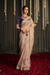 Elegance Embroidered Organza Silk Ensemble with Delicate Detailing
