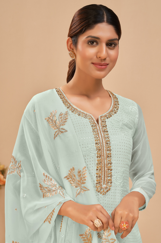 LAVANTE_FASHION_Embroidered_Georgette_Kurta_Set_18 - LaVante Fashion