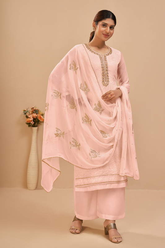 LAVANTE_FASHION_Embroidered_Georgette_Kurta_Set_2 - LaVante Fashion