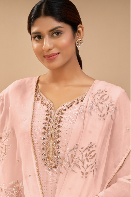LAVANTE_FASHION_Embroidered_Georgette_Kurta_Set_5 - LaVante Fashion