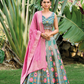 Grand Silk Bridal Lehenga with Detailed Hand Embroidery