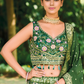 Grand Silk Bridal Lehenga with Detailed Hand Embroidery
