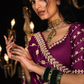 Beautiful Designer Wedding Saree with Premium Fancy Work
