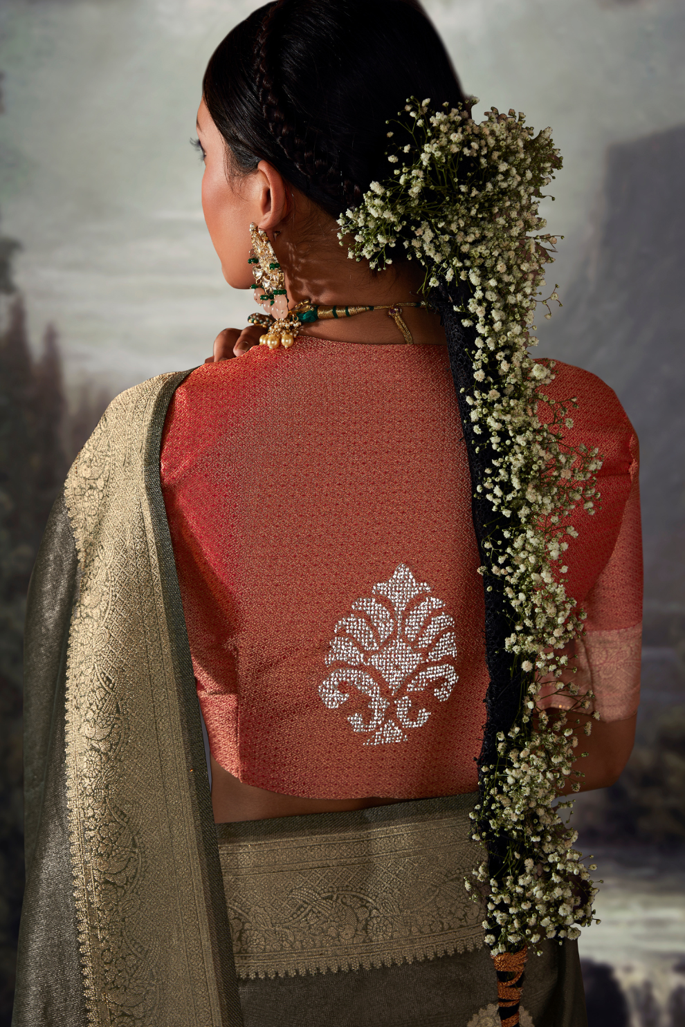 Majestic Woven Banarasi Silk Saree in Lustrous Pure Silk