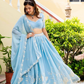 Beautiful Embroidered Faux Georgette Lehenga Choli Set