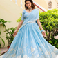 Beautiful Embroidered Faux Georgette Lehenga Choli Set