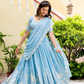 Beautiful Embroidered Faux Georgette Lehenga Choli Set