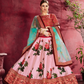 Printed Designer Lehenga with Zari, Dori & Sequins Embellishments