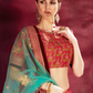 Printed Designer Lehenga with Zari, Dori & Sequins Embellishments