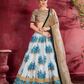 Printed Designer Lehenga with Zari, Dori & Sequins Embellishments