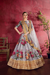 Printed Designer Lehenga with Zari, Dori & Sequins Embellishments