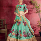 Printed Designer Lehenga with Zari, Dori & Sequins Embellishments
